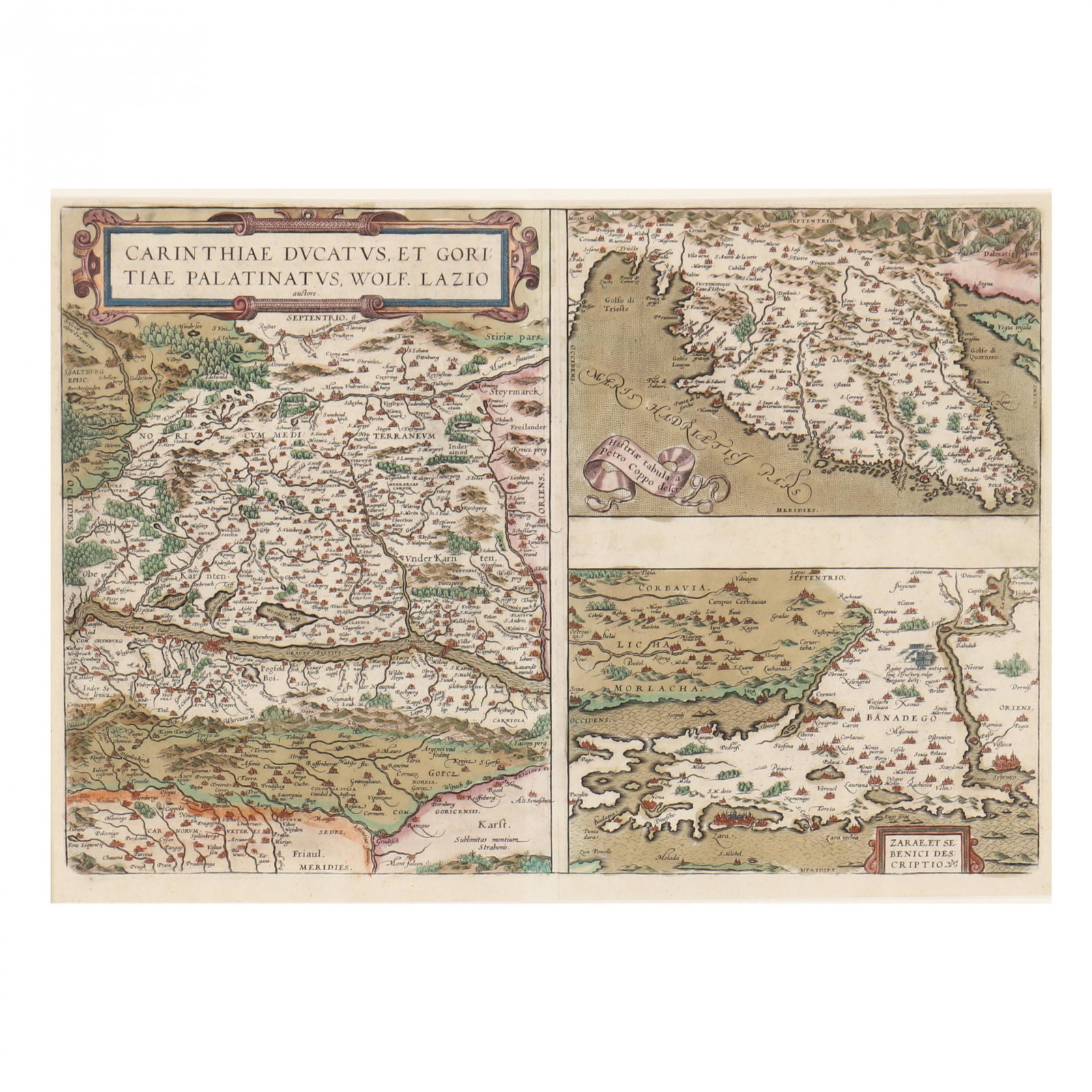 Ortelius, Abraham.  Carinthiae Ducatus, Et Goritiae (1 of 5)