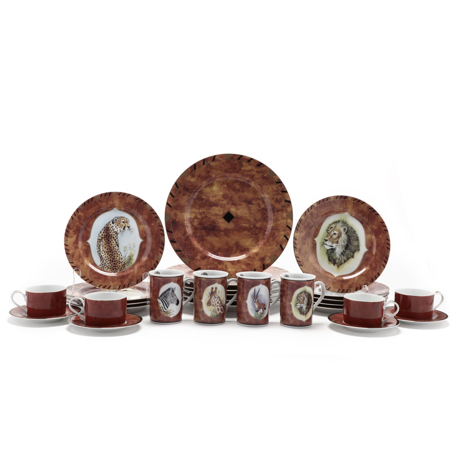 Lynn Chase,  African Portraits , Partial Dinnerware (1 of 10)