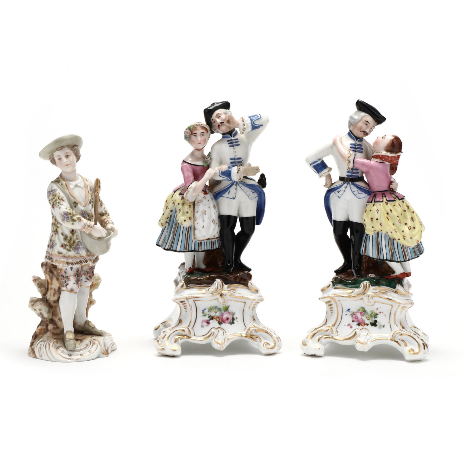 Three Porcelain Figurines (1 of 8)