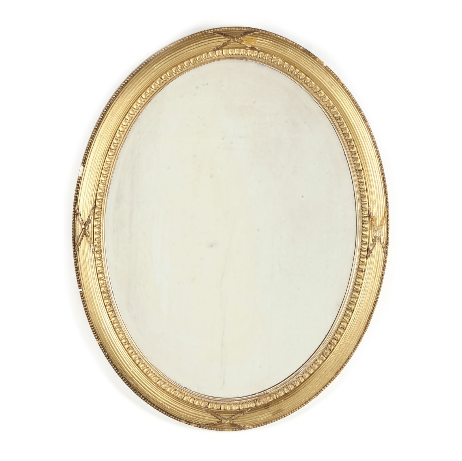 Neoclassical Style Oval Mirror (1 of 3)