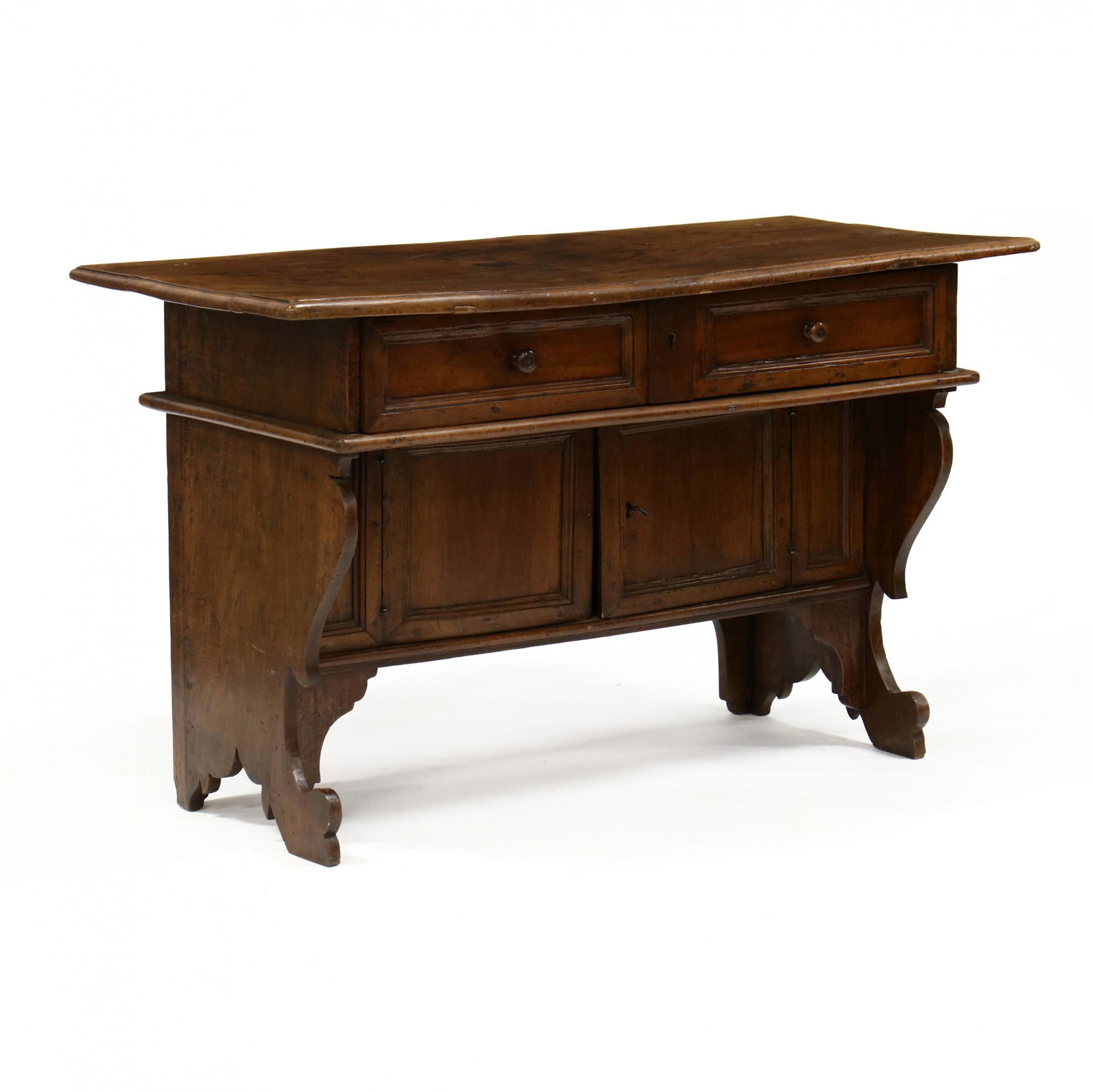 French Provincial Walnut Desk Cabinet (1 of 5)