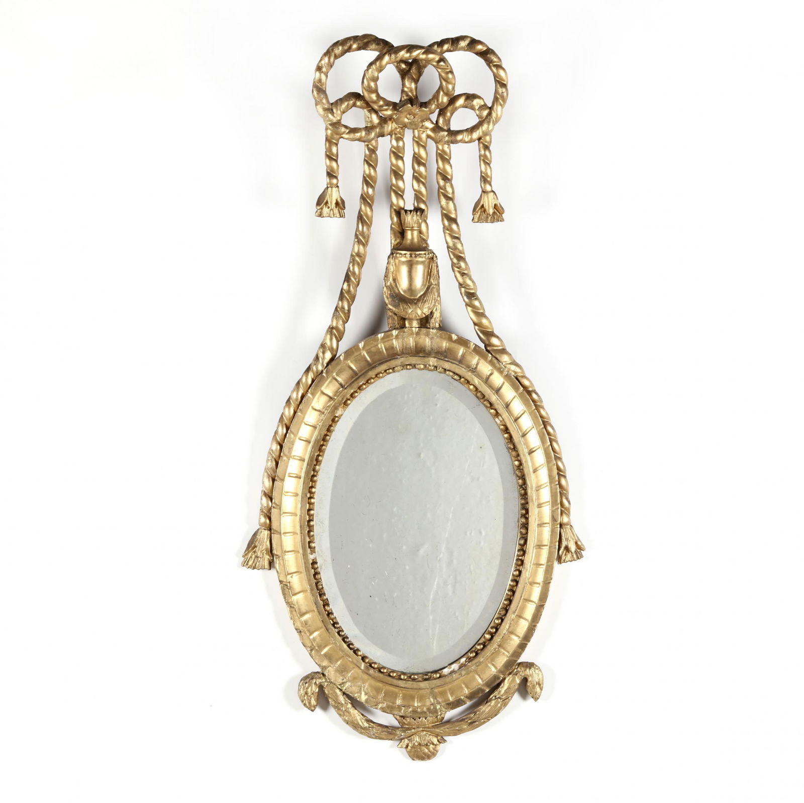 Neoclassical Style Oval Mirror (1 of 5)