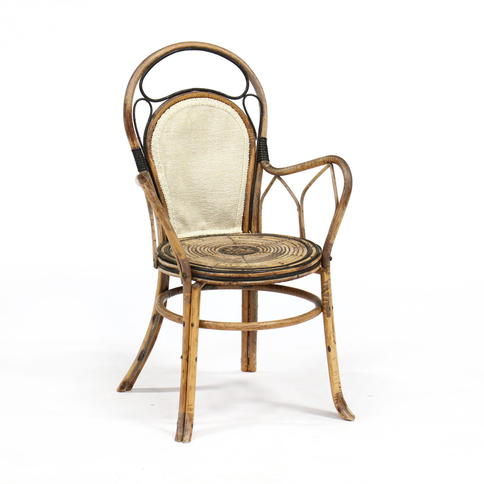 English Bentwood Faux Bamboo Child's Armchair (1 of 3)