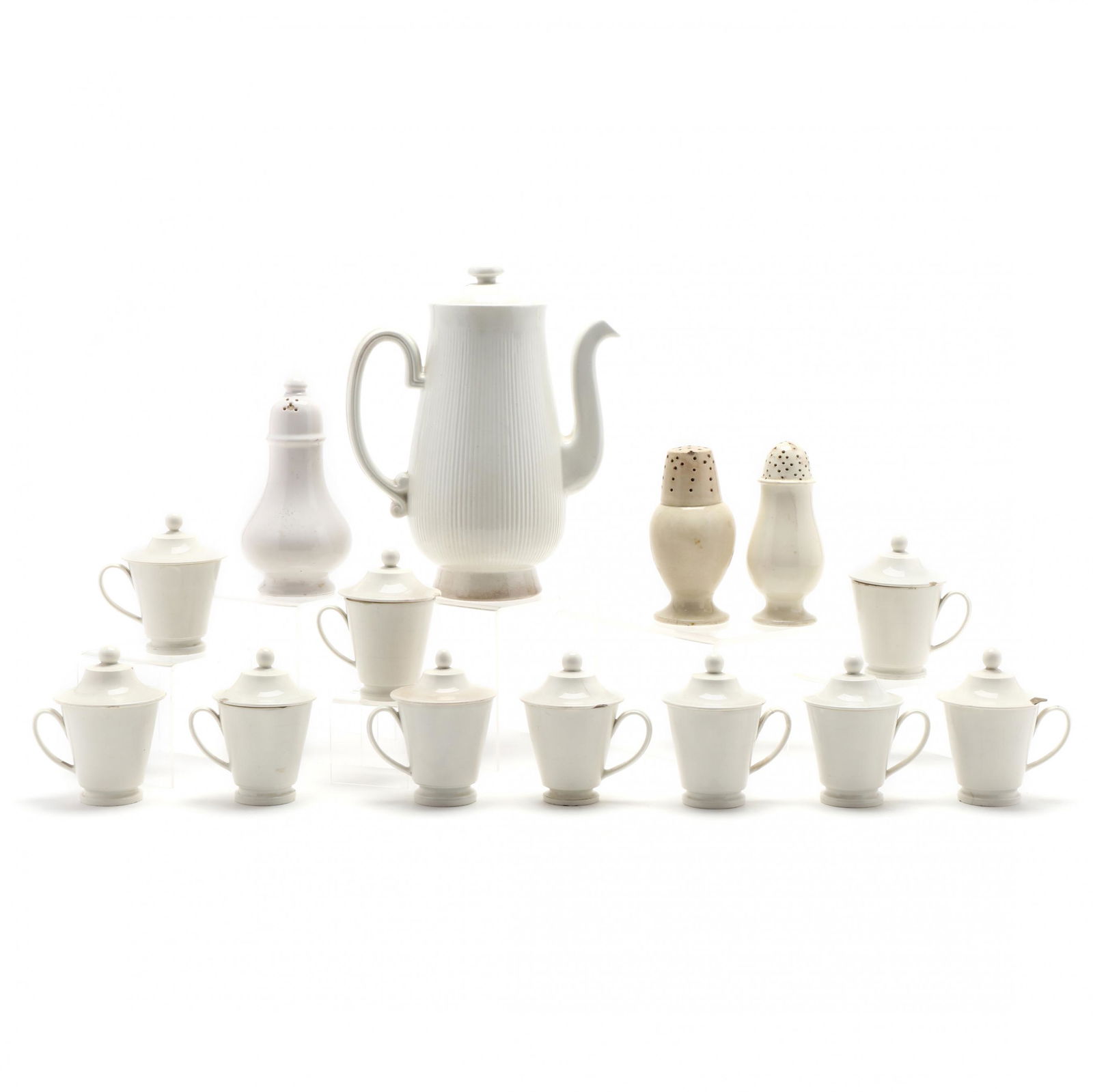A Group of Creil and Montereau Creamware (21) and (1 of 10)