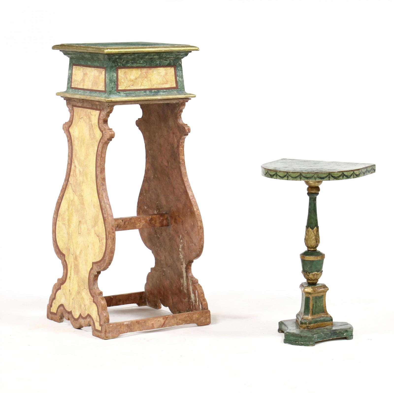 Two Italian Paint Decorated Stands (1 of 5)