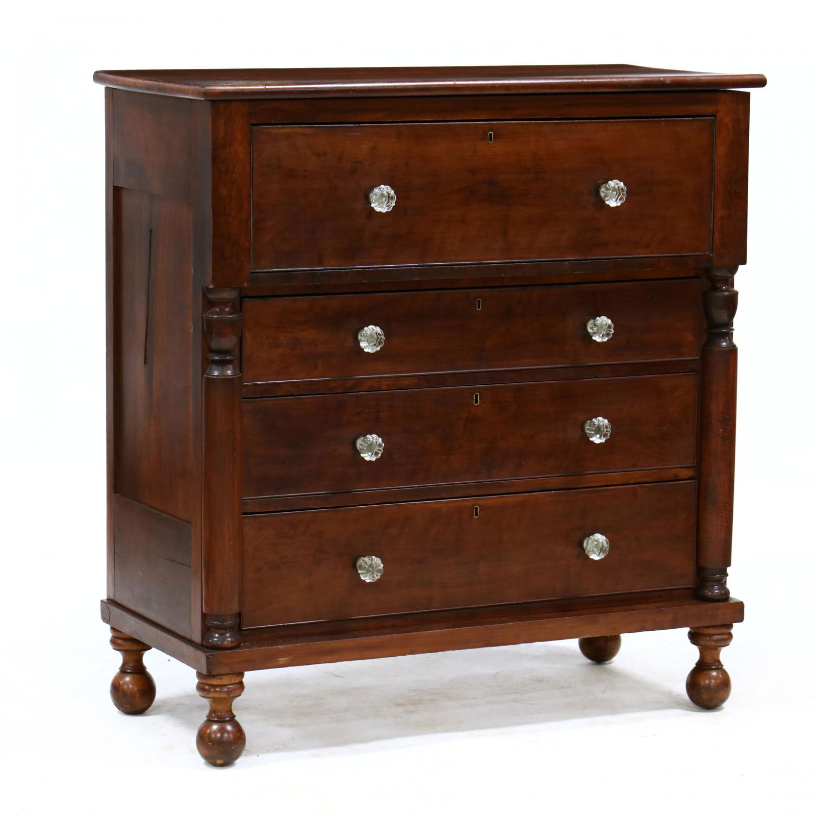 Southern Sheraton Cherry Chest of Drawers (1 of 5)