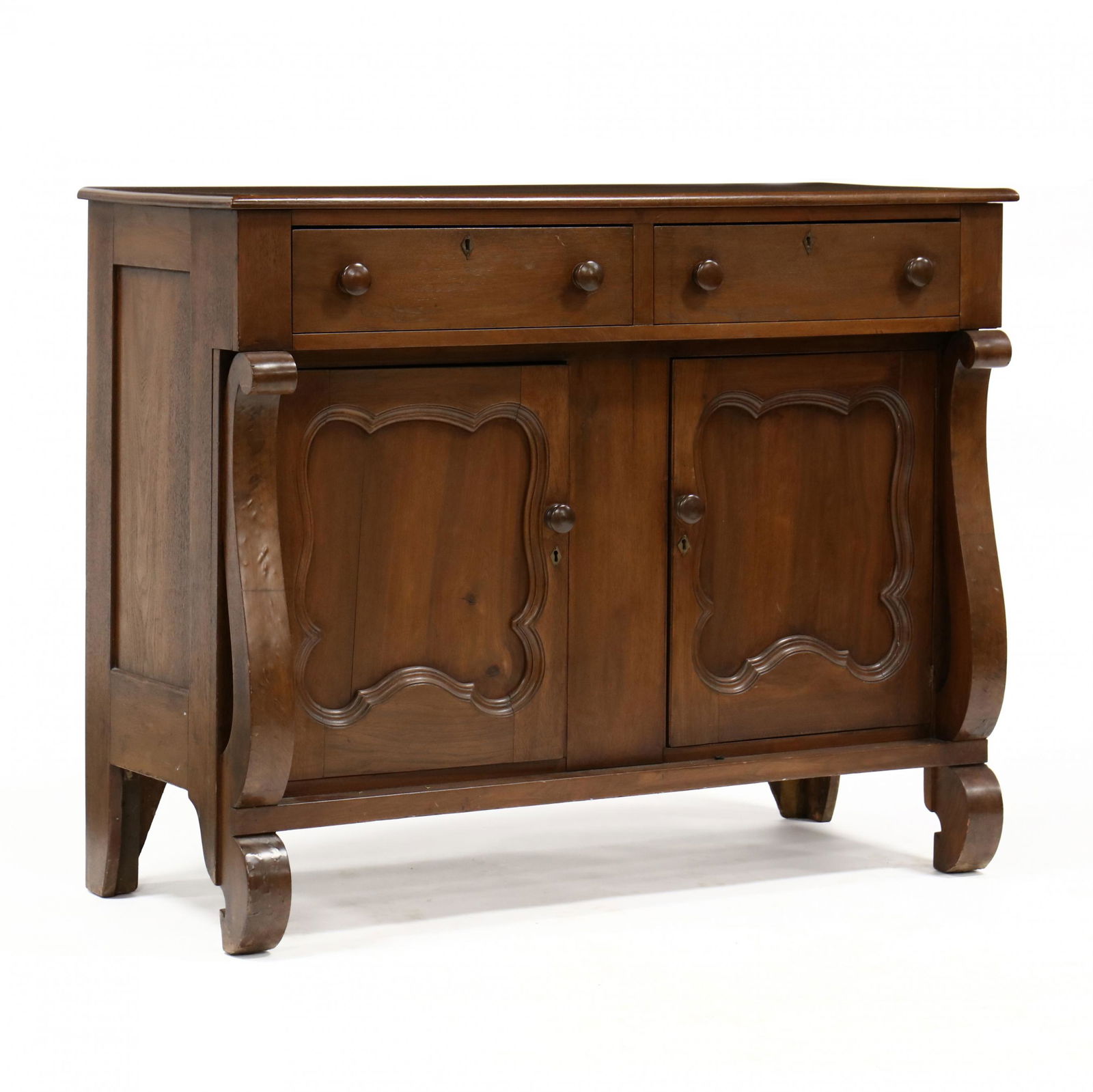 American Classical Walnut Sideboard (1 of 6)