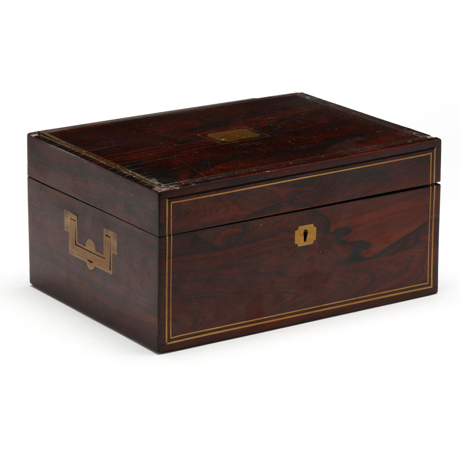 Antique Rosewood Traveling Vanity Box (1 of 10)