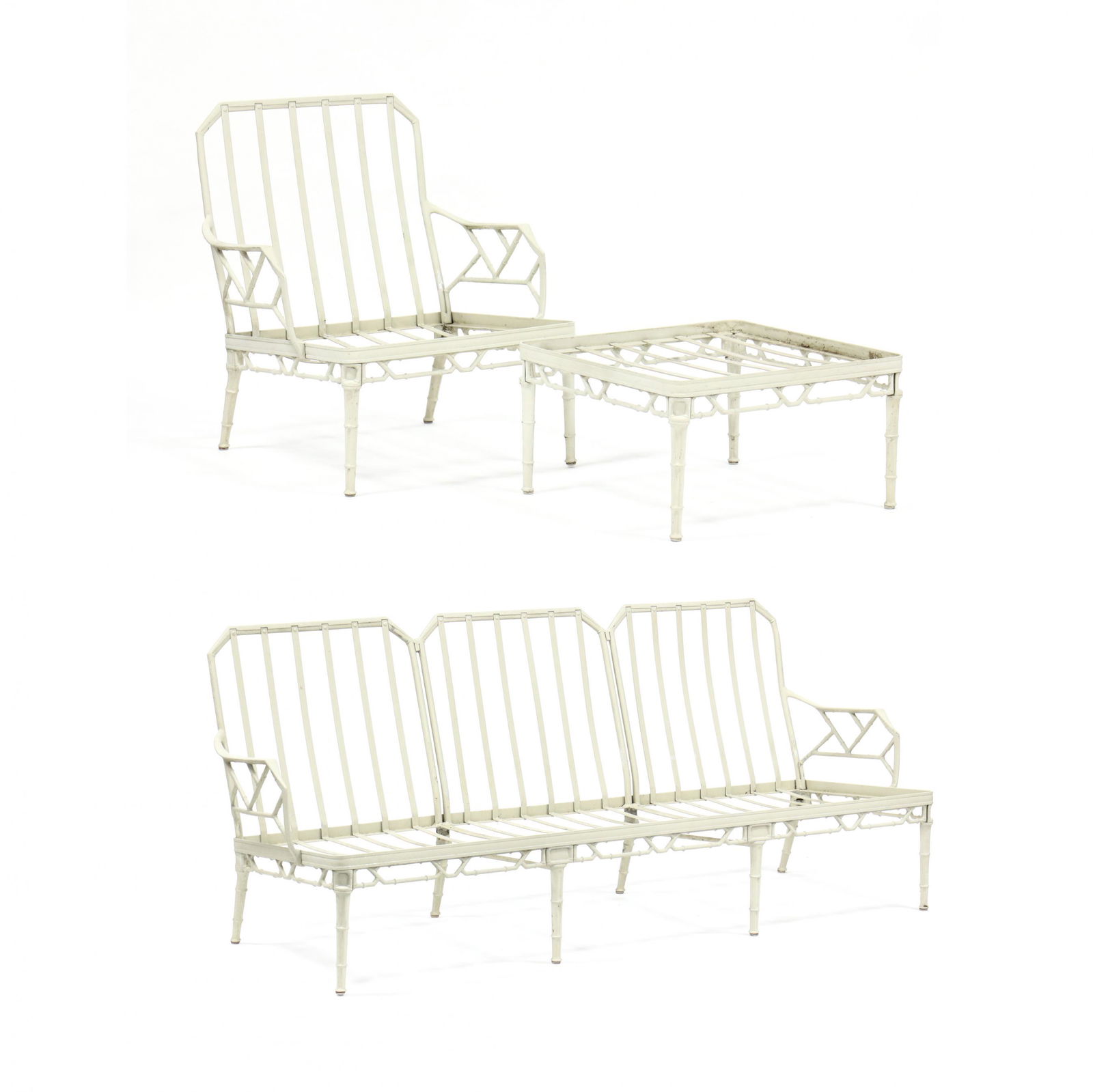 Brown Jordan, Chinese Chippendale Sofa, Club Chair and (1 of 5)