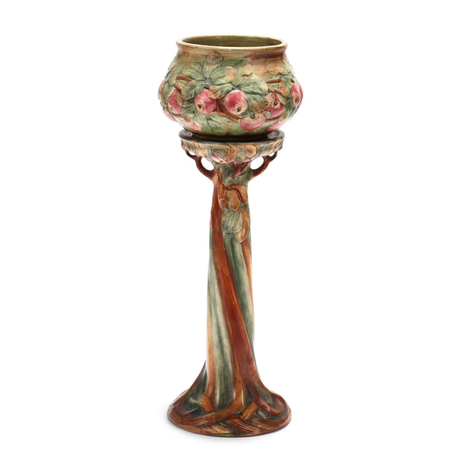 Weller Art Pottery Jardiniere and Pedestal  Baldwin (1 of 7)