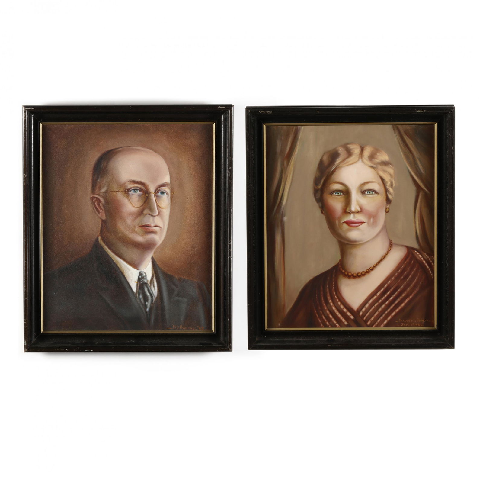 A Pair of Identified North Carolina Portraits, (1 of 7)