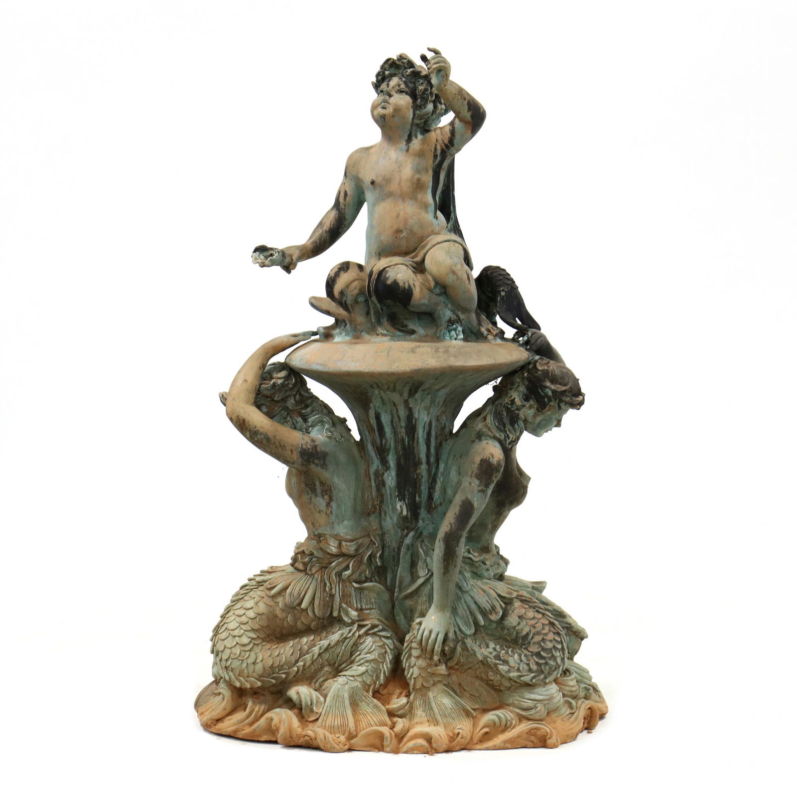 Classical Style Bronze Mermaid Fountain (1 of 5)