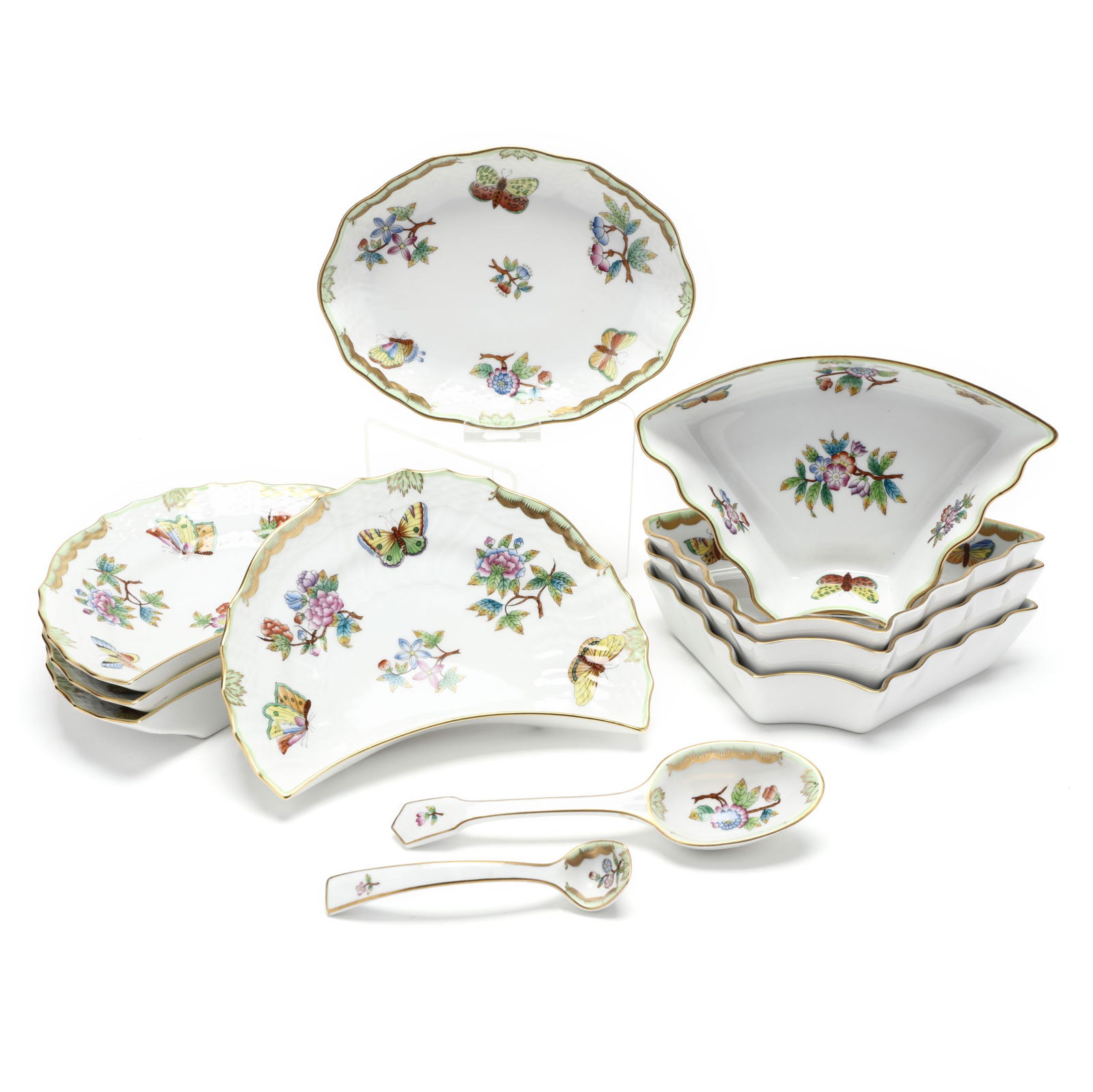 A Collection of Herend  Queen Victoria  and  Rothschild (1 of 8)