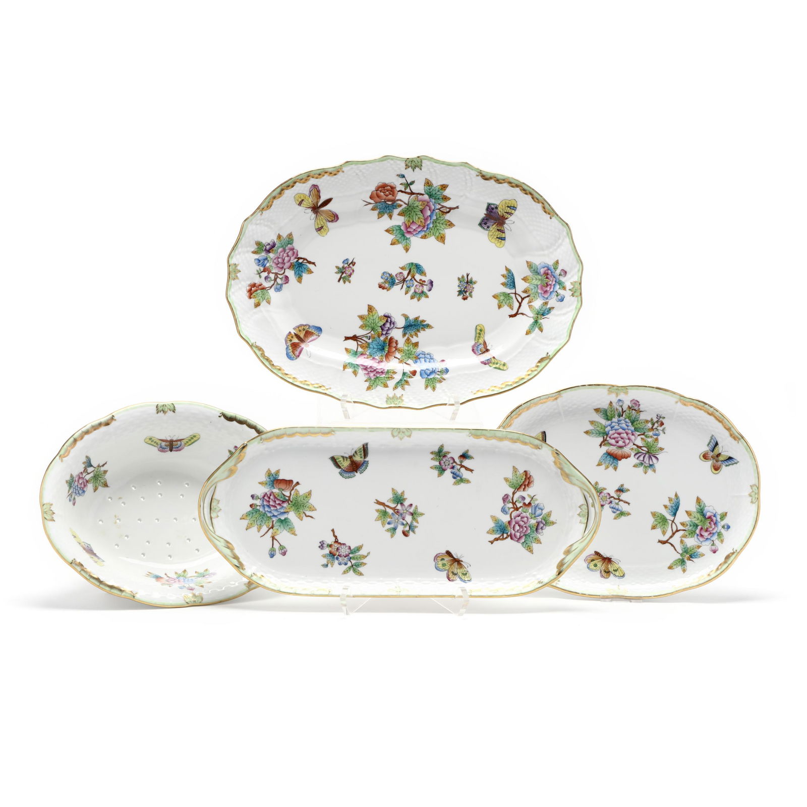 Three Herend  Queen Victoria  Serving Items (1 of 10)