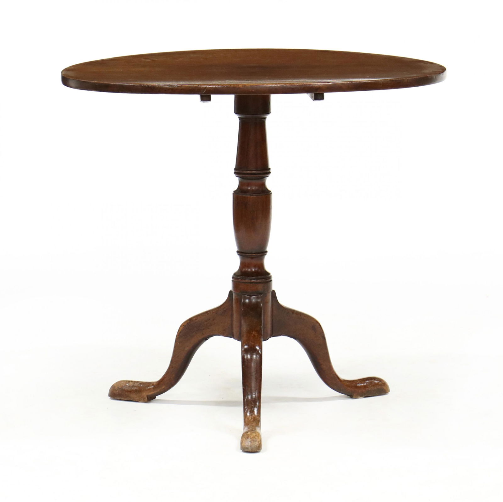 English Queen Anne Mahogany Tea Table (1 of 4)