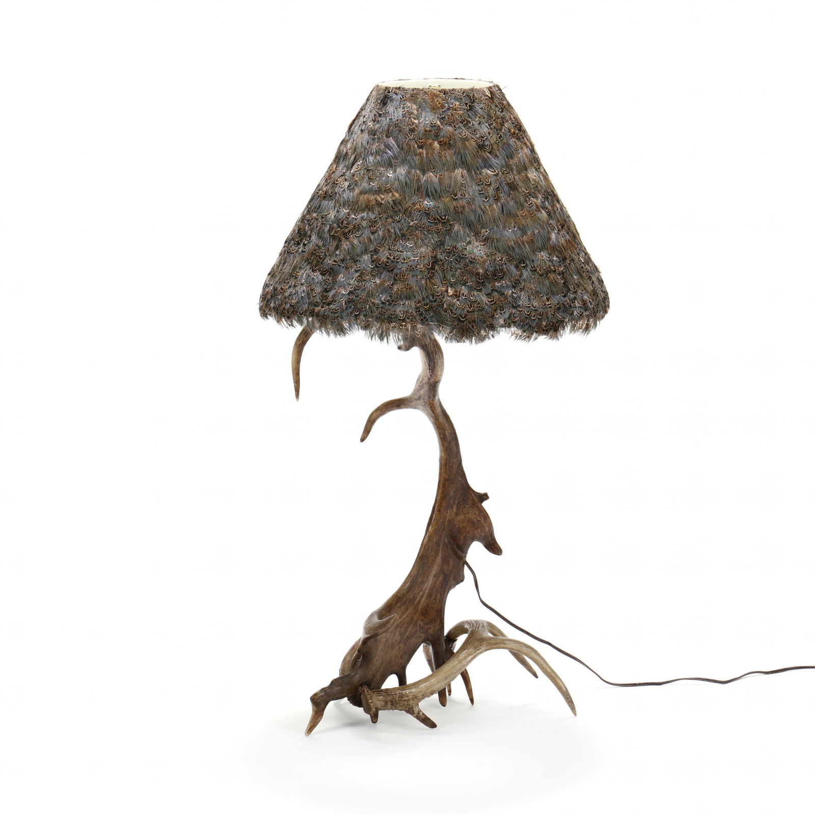 Stacked Antler Table Lamp (1 of 3)