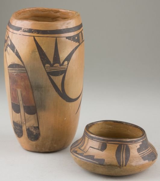 Two Pieces of Vintage Hopi Pottery