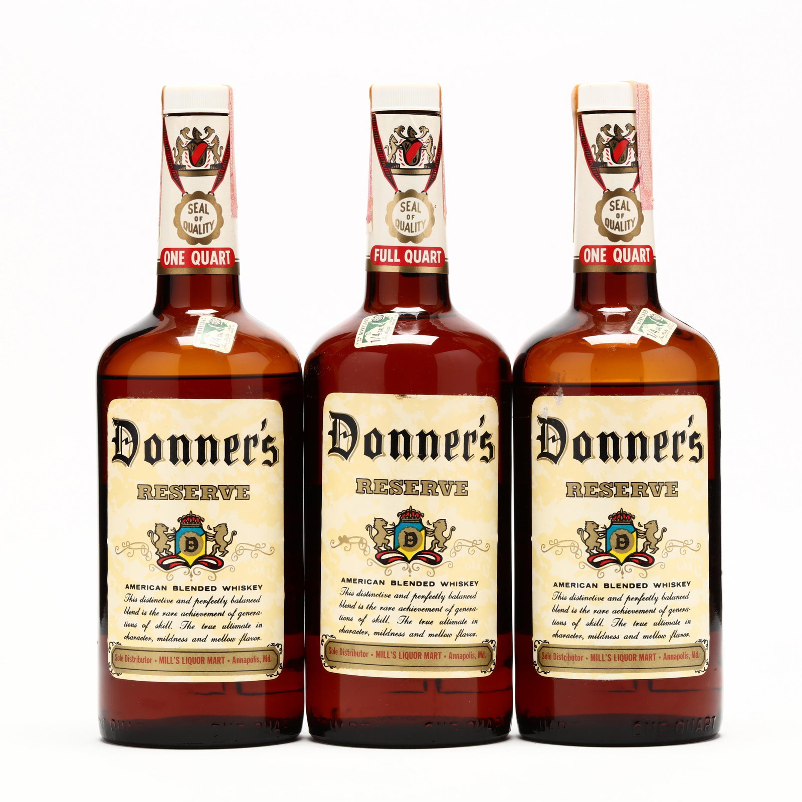 Donner's Reserve Blended Whiskey: Donner's Reserve Blended Whiskey The buyer acknowledges that he/she is acting within compliance with their state and local laws in regards to the purchase, transportation and delivery of spirituous li