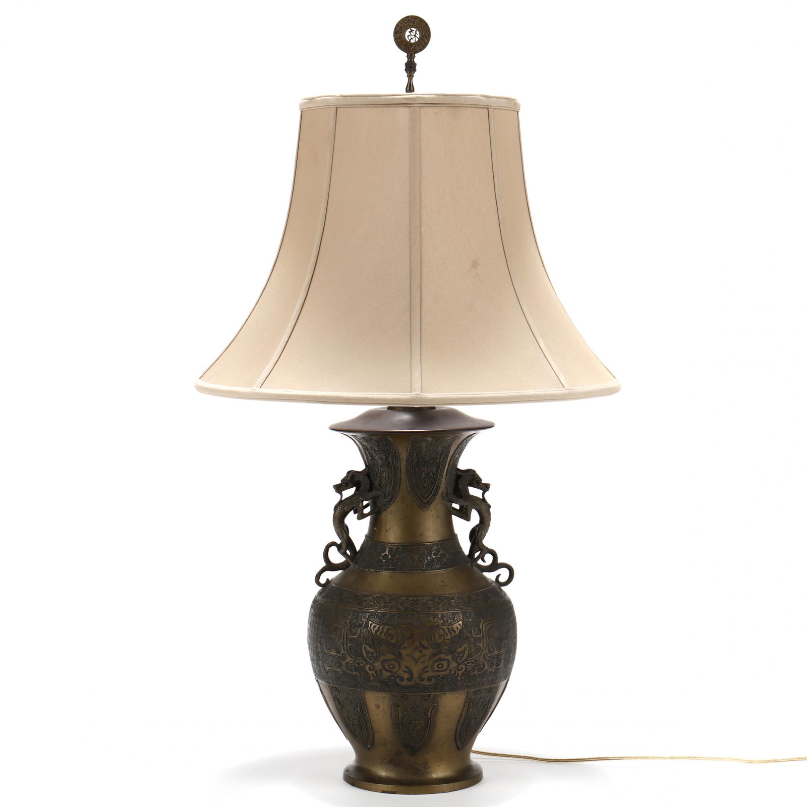 A Chinese Archaic Style Vase Lamp (1 of 4)