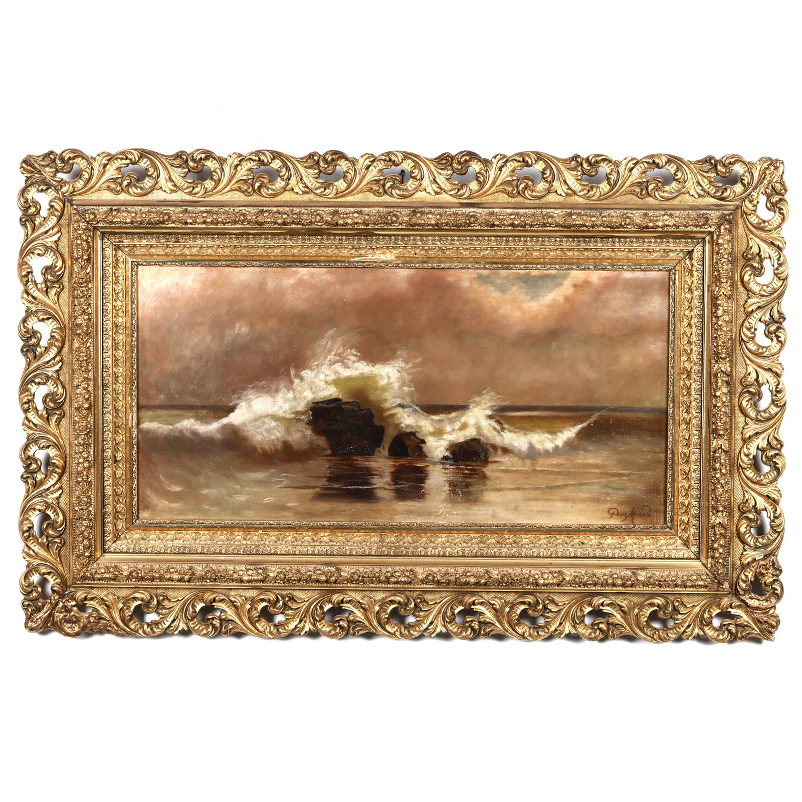 Peter Moran (American, 1841-1914), Crashing Surf (1 of 4)