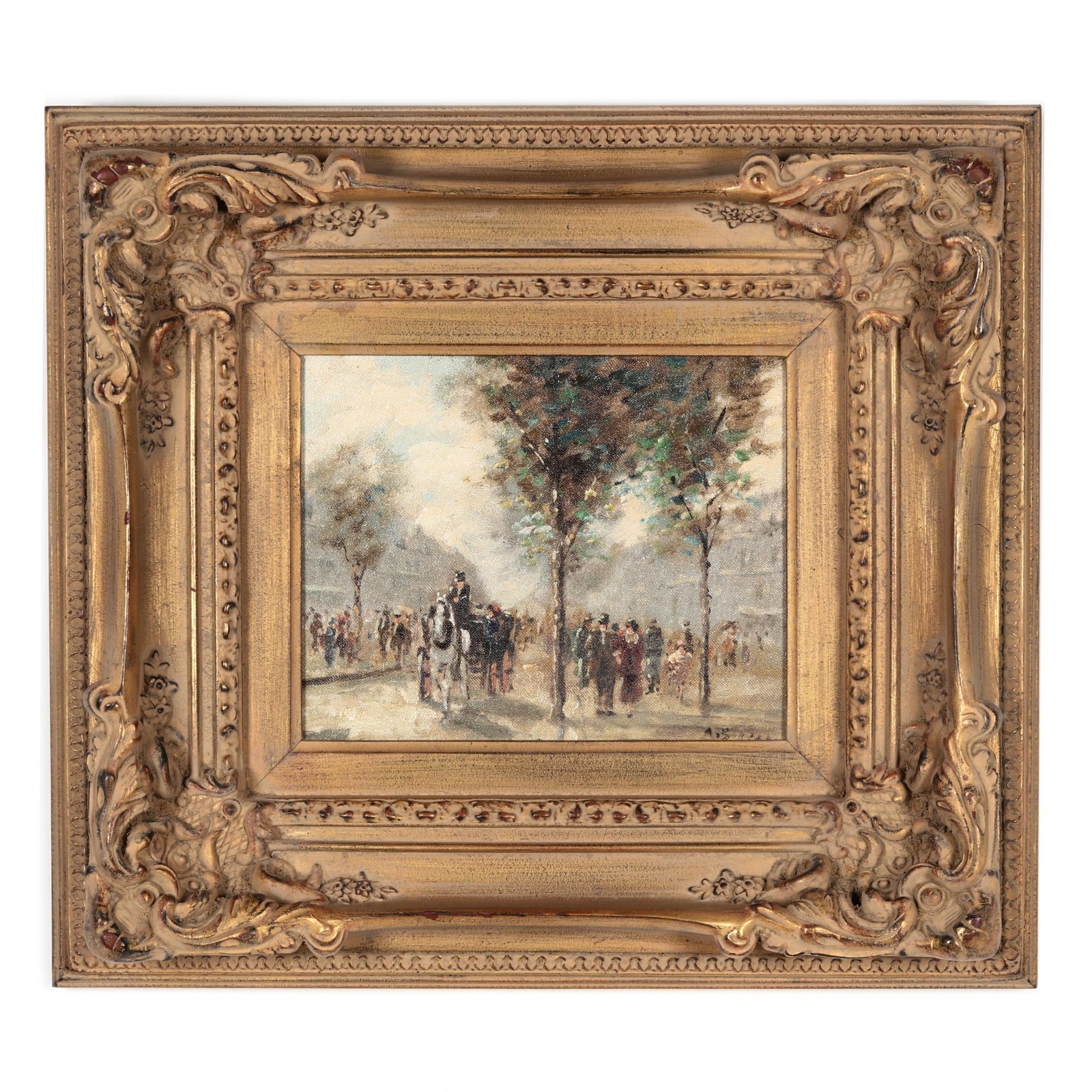 AndrÃ© Gisson (American, 1921-2003), Paris Promenade (1 of 4)