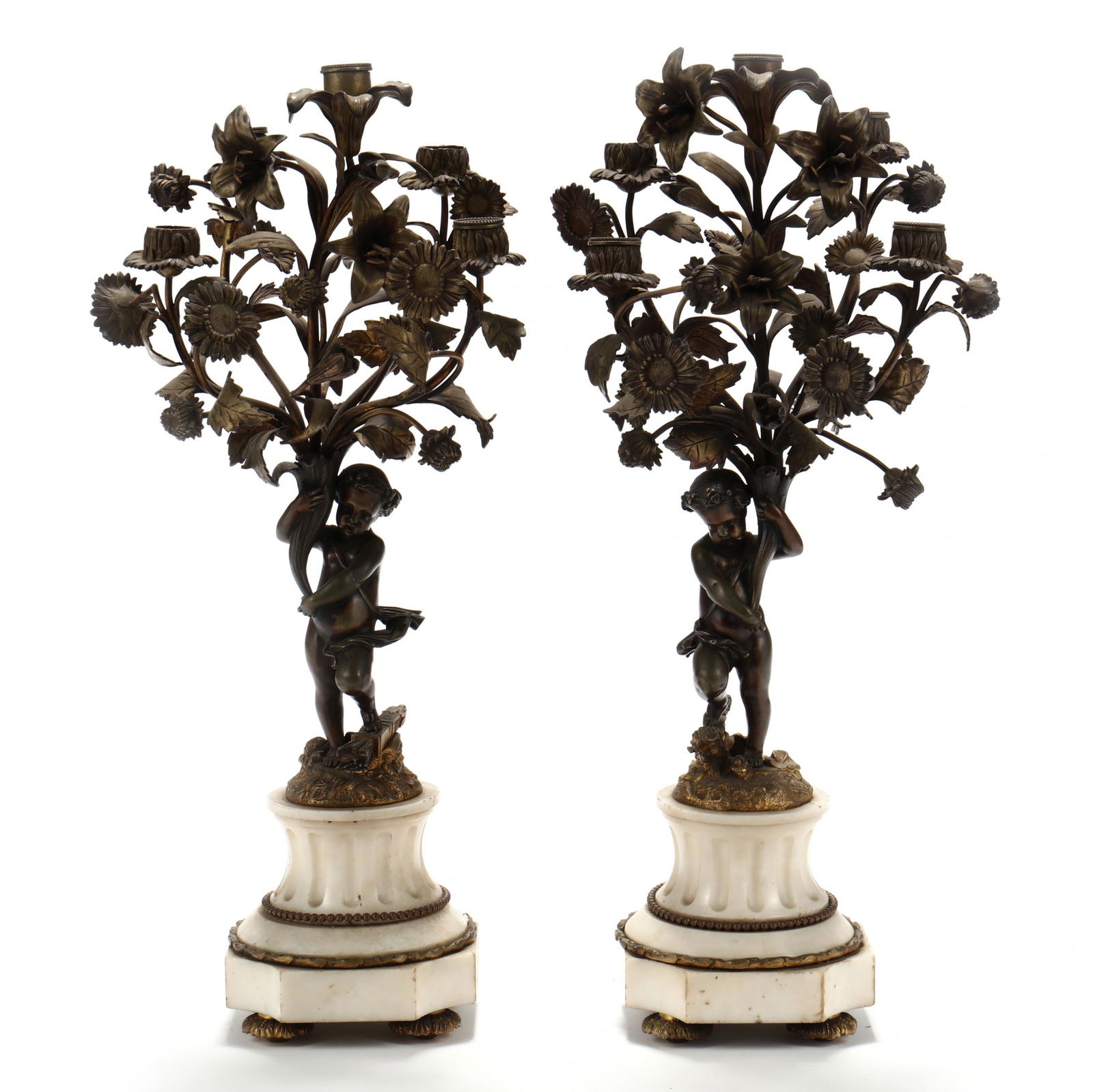 Pair of Antique French Louis XVI Style Figural (1 of 5)