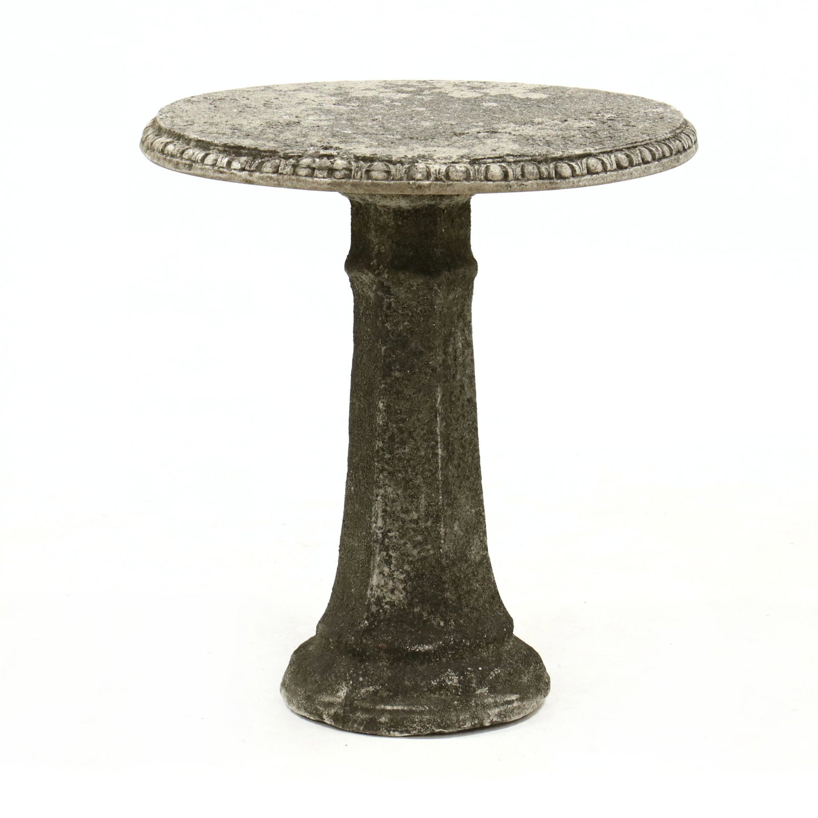 Vintage Cast Stone Pedestal Table (1 of 2)