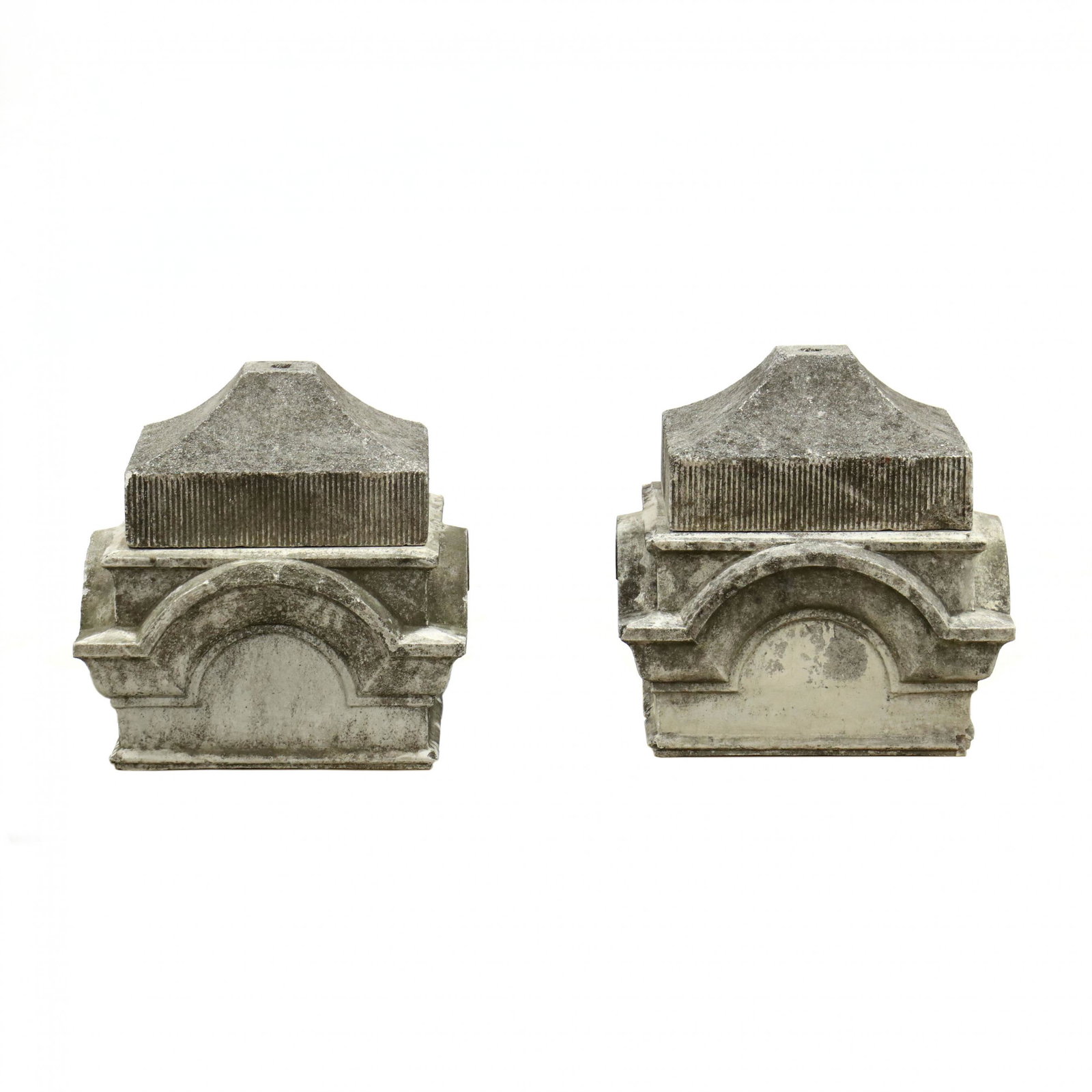 Pair of Vintage Cast Stone Architectural Elements (1 of 3)