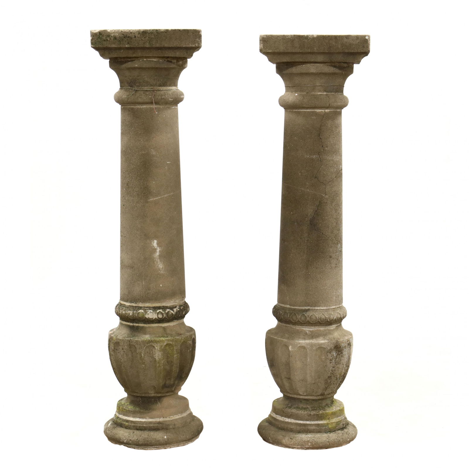 Pair of Vintage Cast Stone Architectural Diminutive (1 of 4)