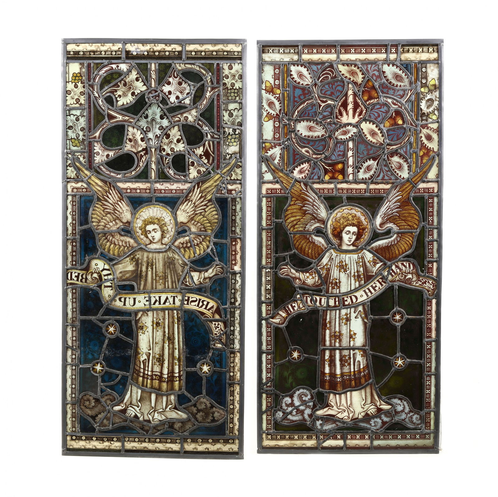 Pair of Ecclesiastical Stained Glass Windows (1 of 7)