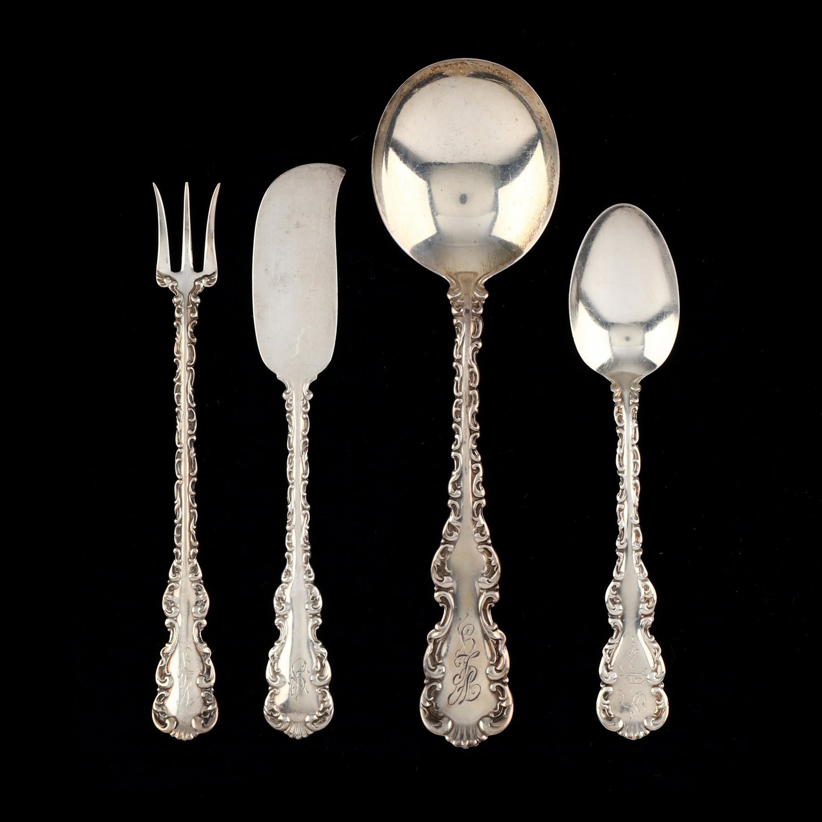 Whiting  Louis XV  Sterling Silver Flatware Group (1 of 3)