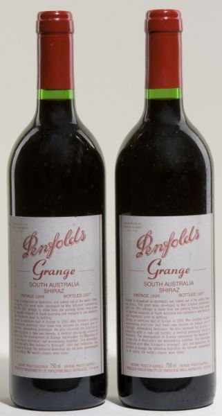 Penfolds Grange: Penfolds Grange "The wine is layered, unctuously textured, full-bodied with tremendous intensity, moderately high tannin, and a 40-second finish..."(93pts RP) 1996 2 total bottles Removed from the sub