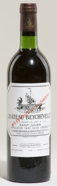 Chateau Beychevelle: Chateau Beychevelle "...berry flavor, medium body and firm tannins."(85pts WS) 1983 12 total bottles Saint-Julien Removed from the subterranean wine cellar of an avid collector. 6vhs, 6bn