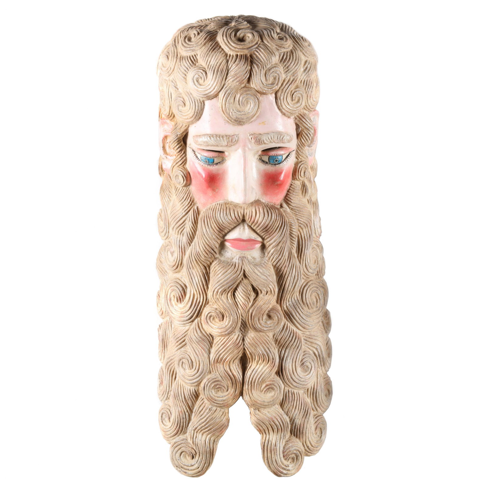 Large Blonde Bearded Mexican Dance Mask (1 of 3)