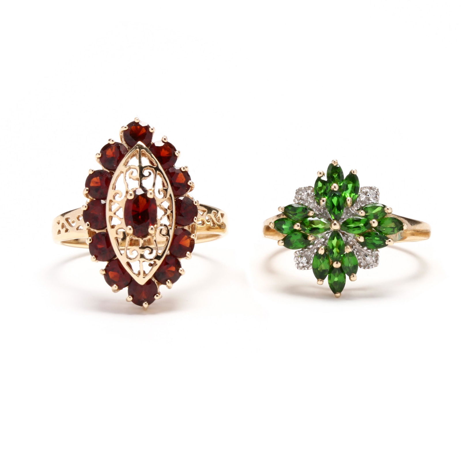 Two Gold and Gem-Set Rings (1 of 7)