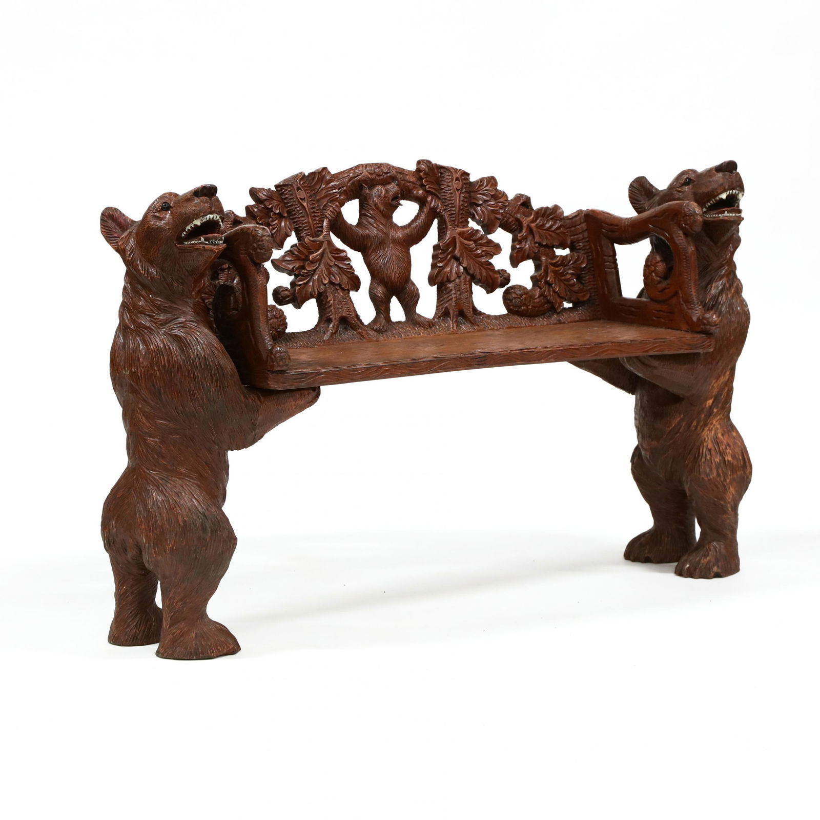 Black Forest Style Bear Bench (1 of 7)