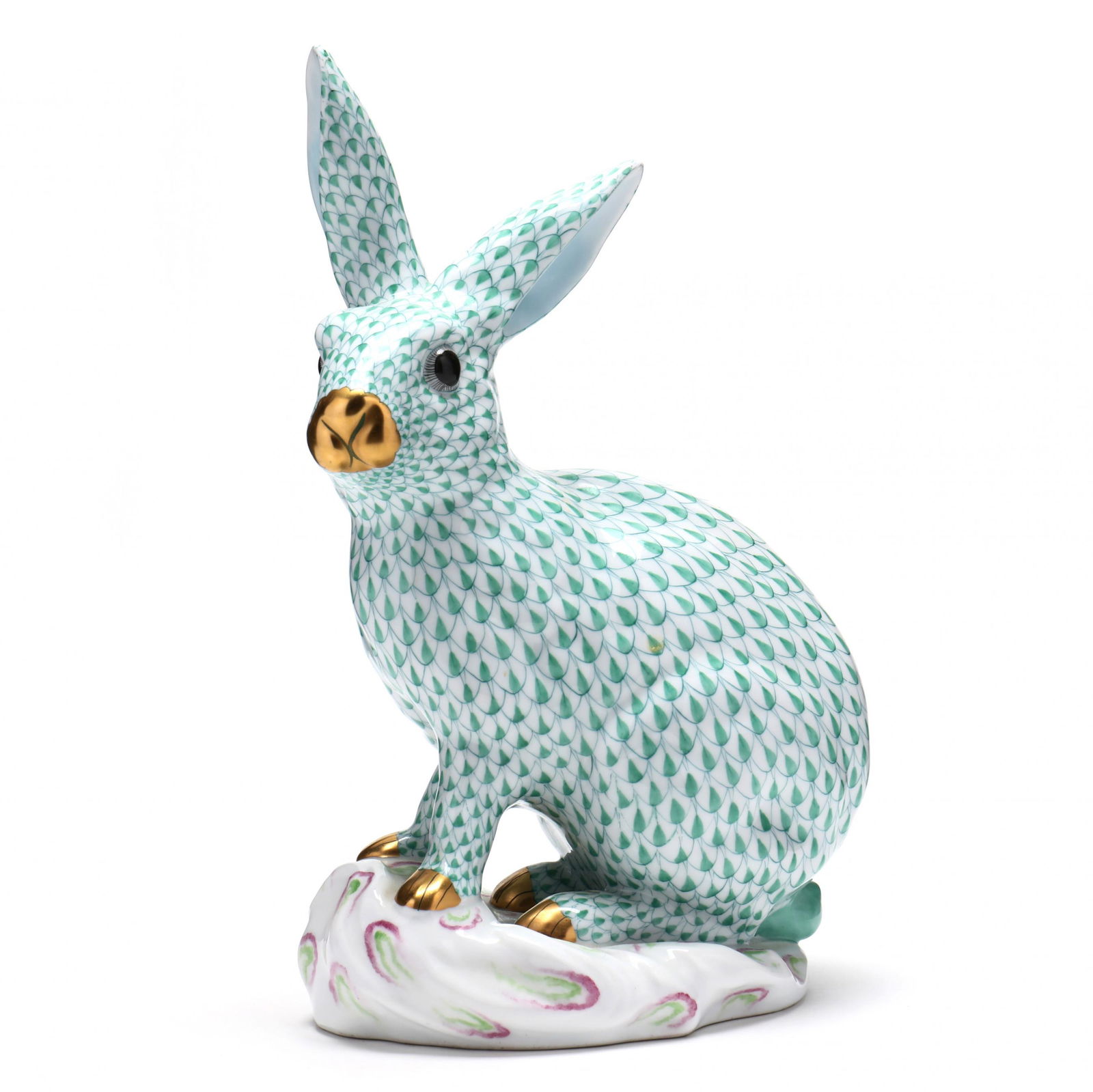 Large Herend Porcelain Rabbit (1 of 8)
