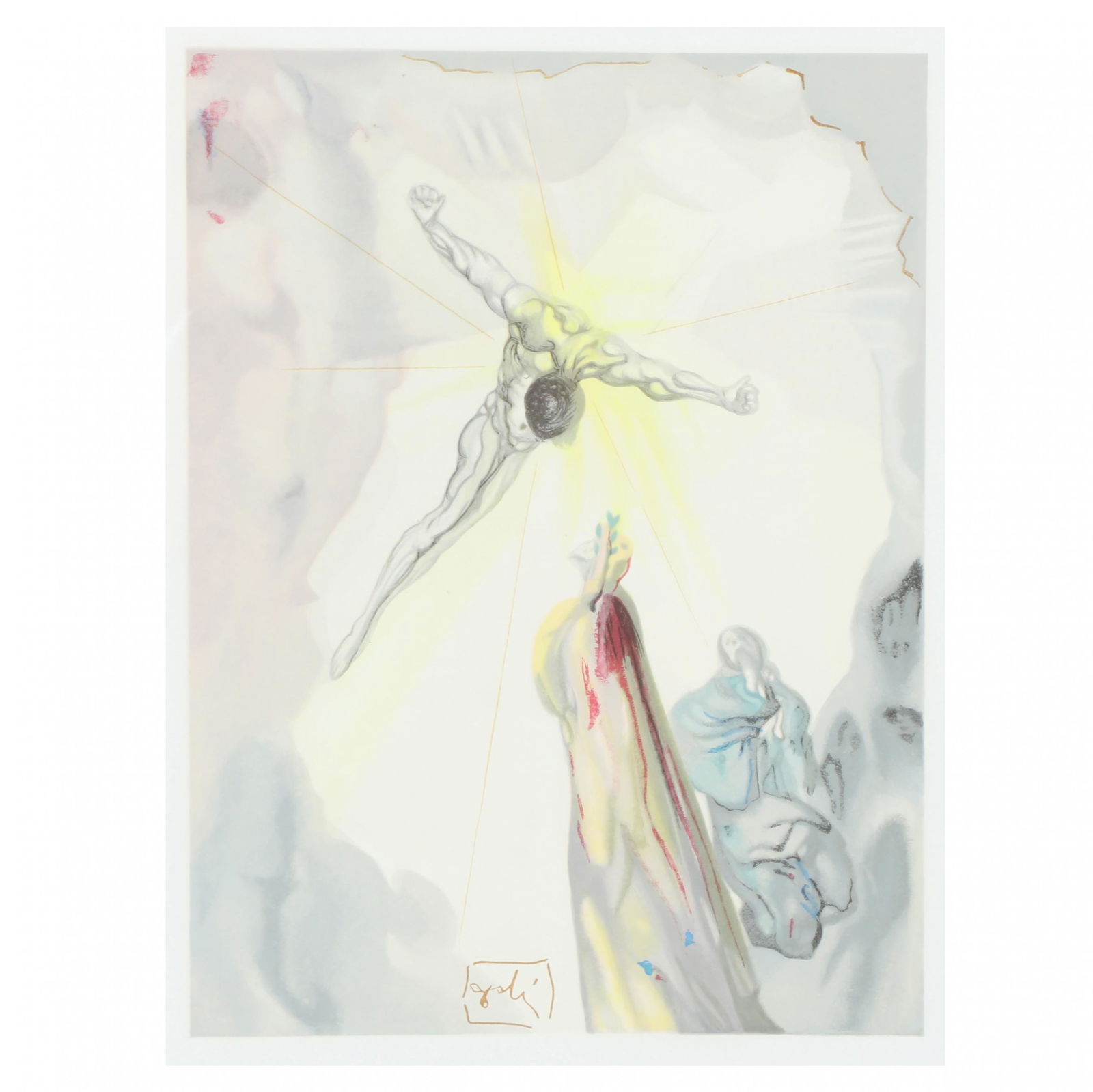 Salvador Dali­ (Spanish, 1904-1989), "Heaven Canto 13" (1 of 5)