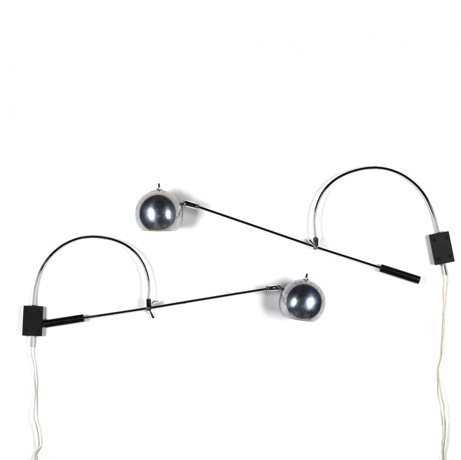 Robert Sonneman, Pair of Orbiter Wall Sconces (1 of 10)