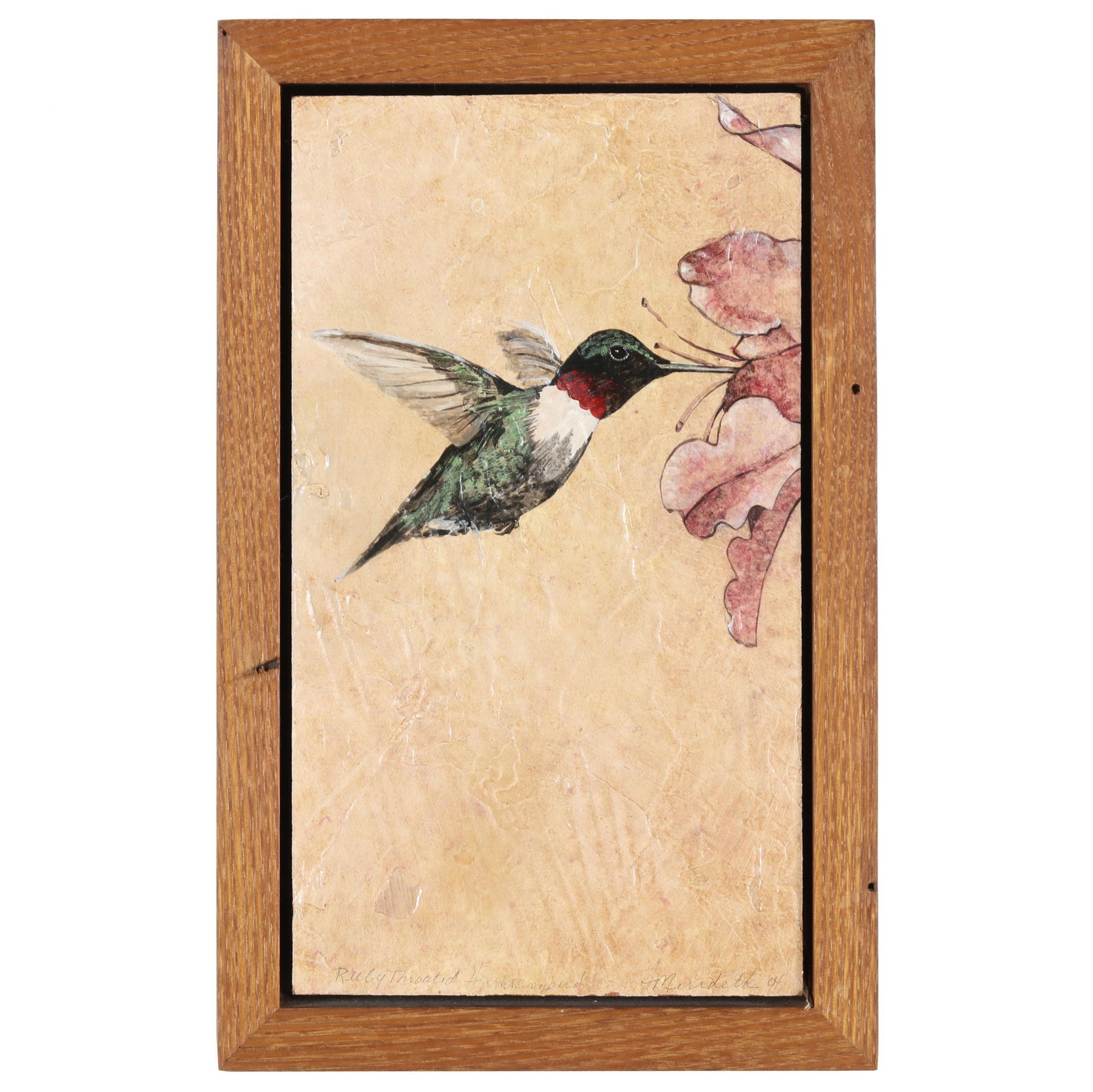 Merideth Young (American),  Ruby Throated Hummingbird (1 of 3)
