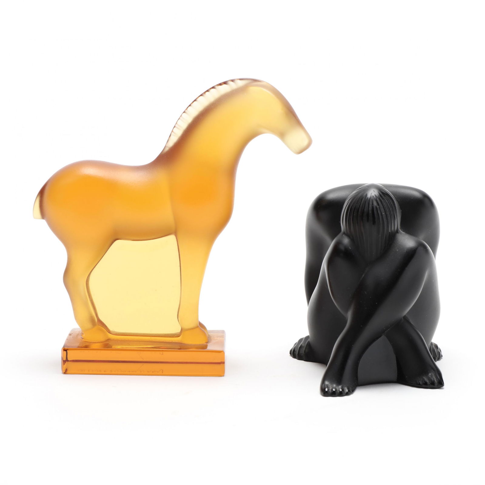 Two Lalique Crystal Figures (1 of 8)