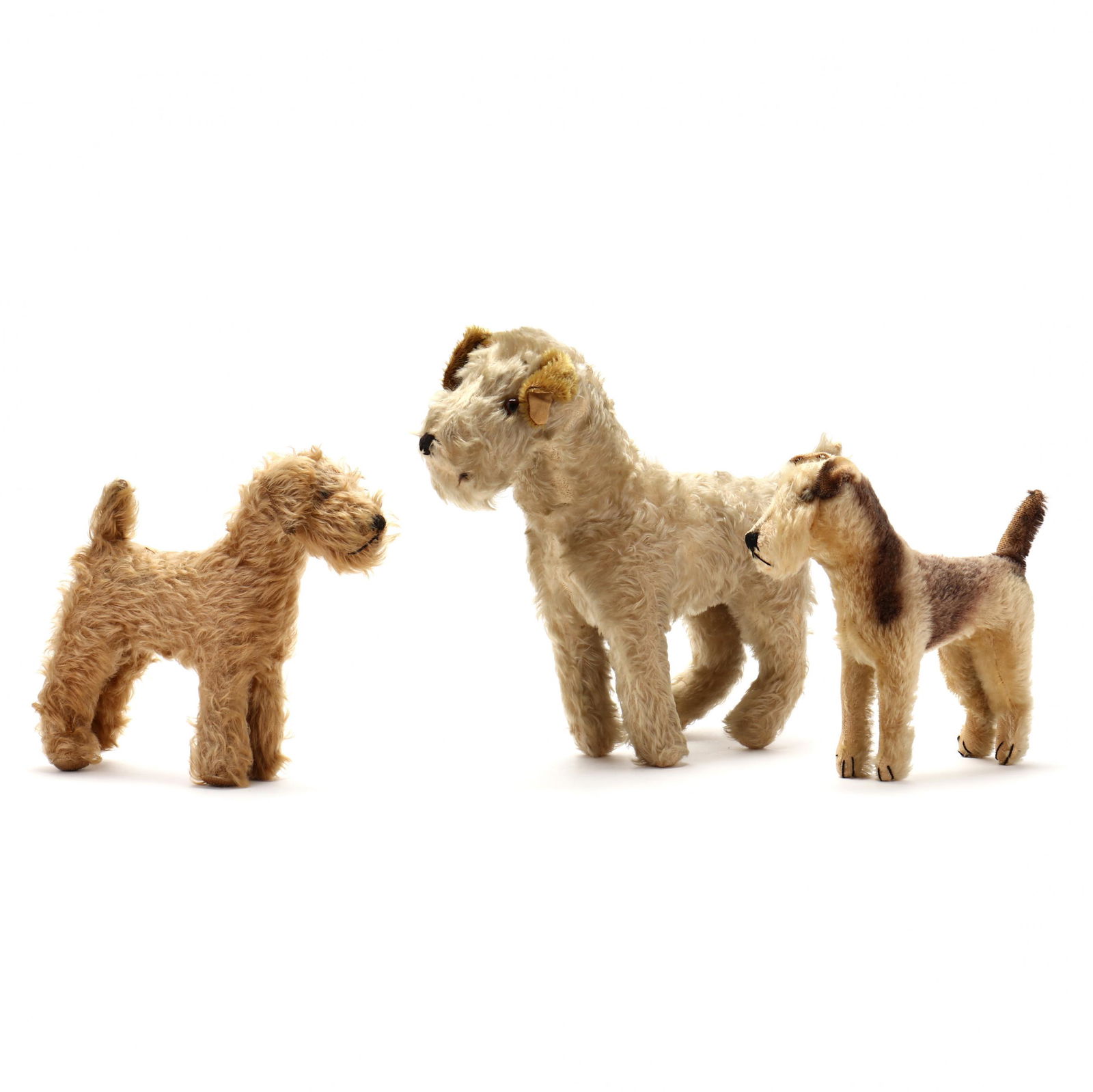Three Vintage Stuffed Toy Dogs (1 of 8)