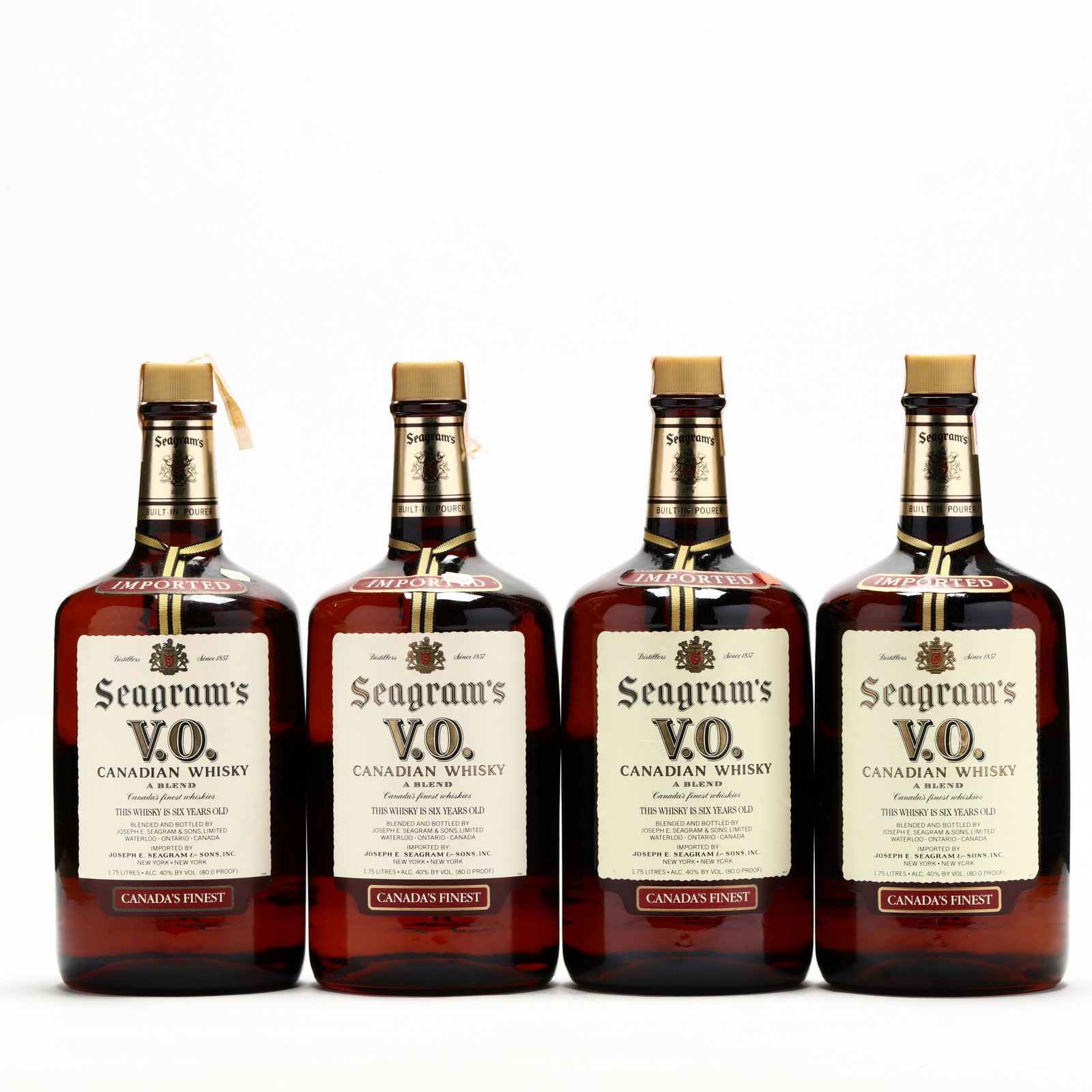Seagram's V.O. Canadian Whisky: Seagram's V.O. Canadian Whisky The buyer acknowledges that he/she is acting within compliance with their state and local laws in regards to the purchase, transportation and delivery of spirituous liqu