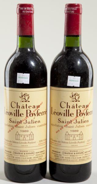 Chateau Léoville Poyferré: Chateau Léoville Poyferré - Vintage 1989 Saint-Julien 2lbsl, 2bn "This beautiful wine has perfumed raspberry and other fruit aromas and medium, silky tannins... Super-ripe aromas of cassis, berry an
