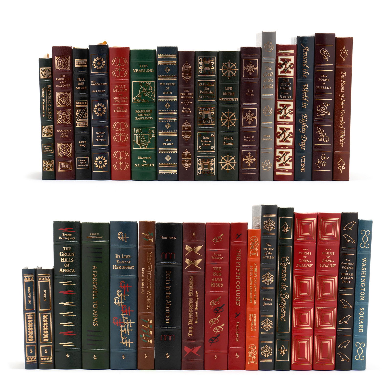 33 Finely Bound Easton Press Books, Four Being Signed (1 of 10)