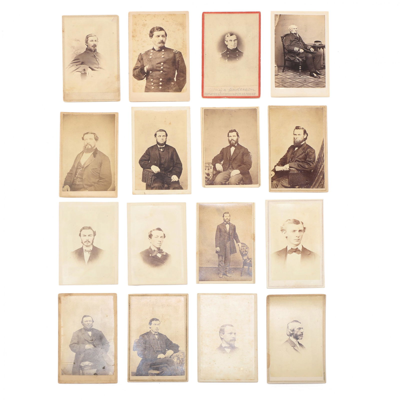 Sixteen (16) Civil War Era CDVs (1 of 10)