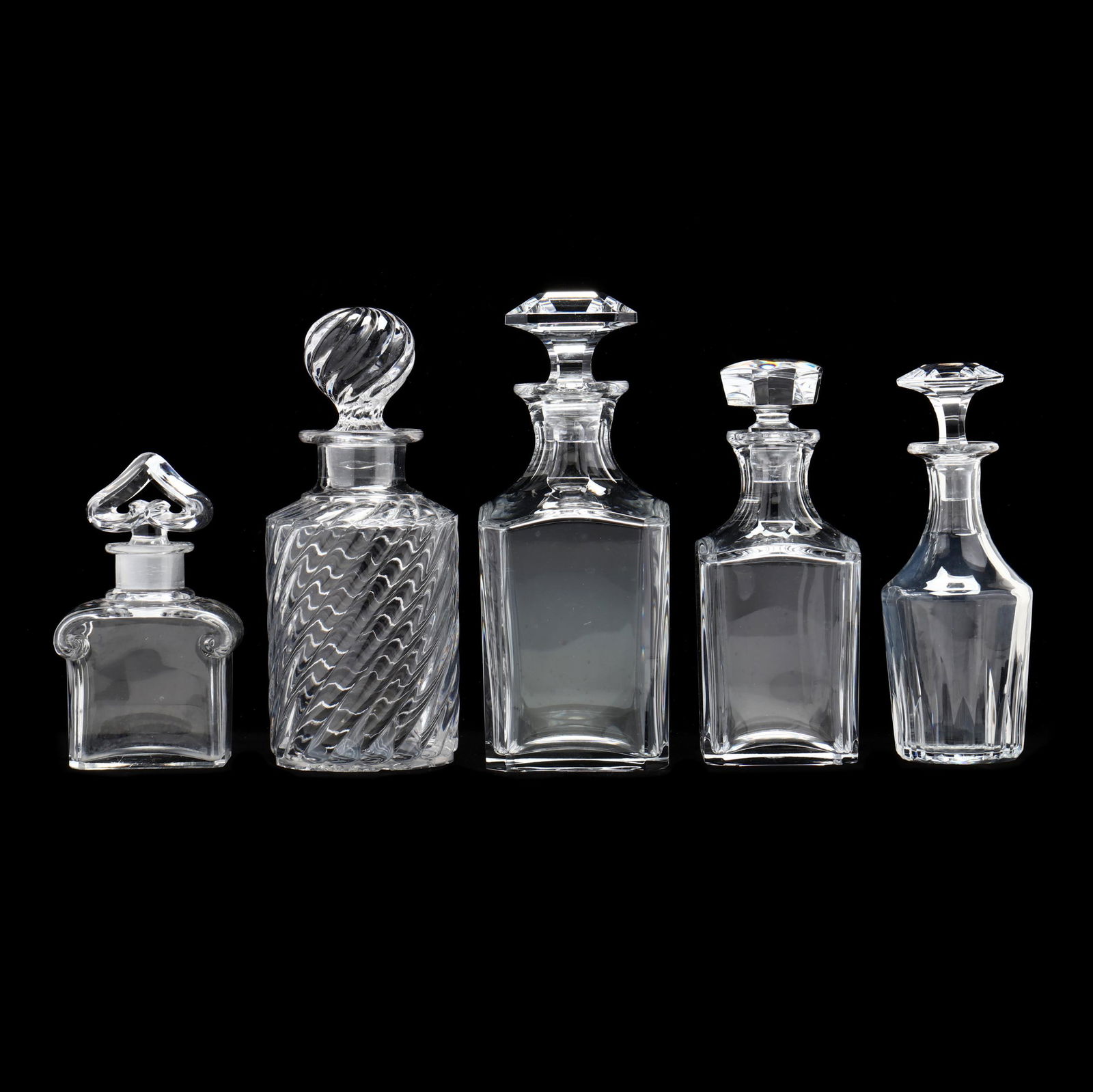 Baccarat, Five Crystal Decanters (1 of 10)