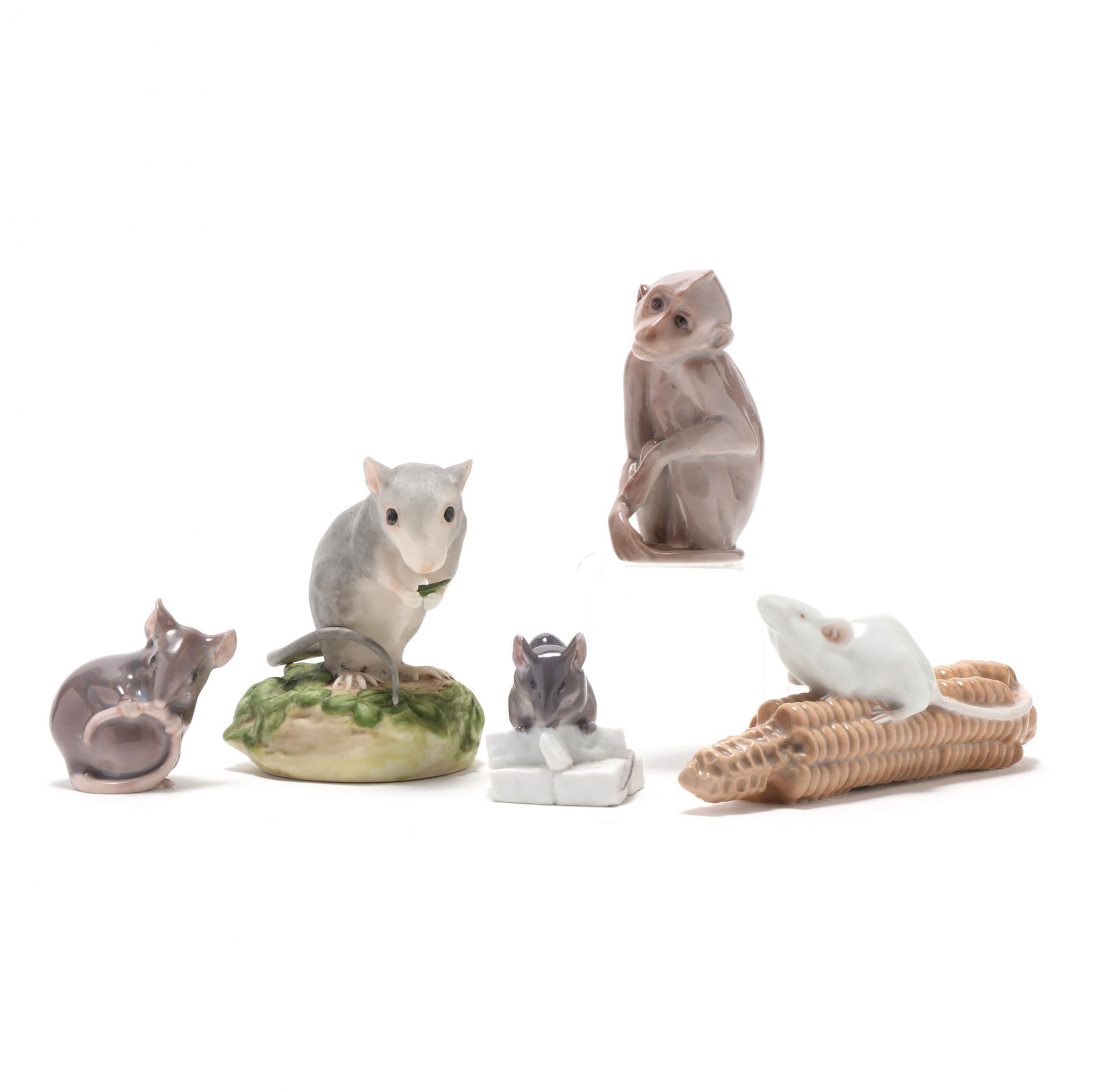 Five Small Animal Figurines (1 of 7)