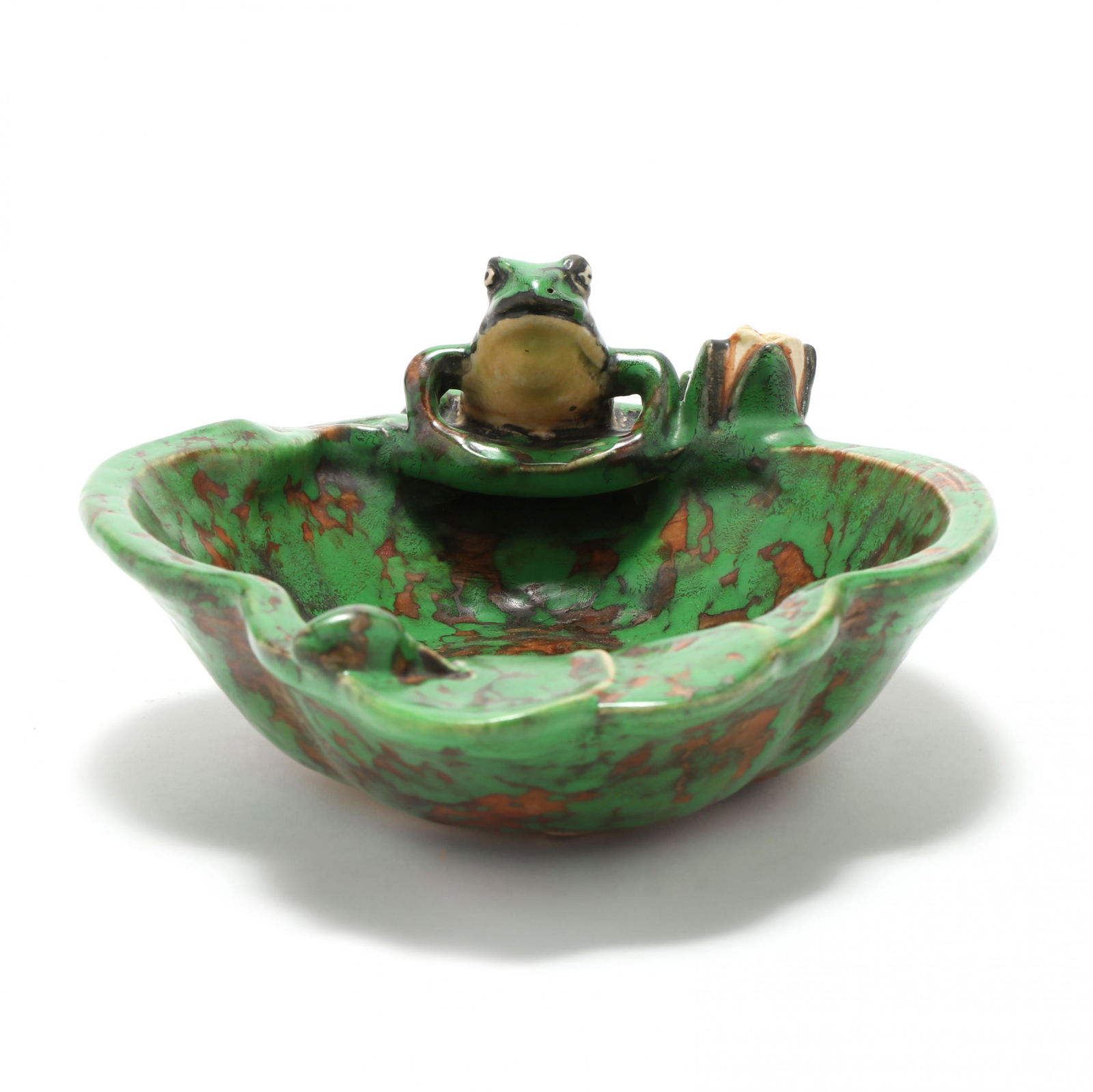 Weller Pottery Bowl with Frog (1 of 7)