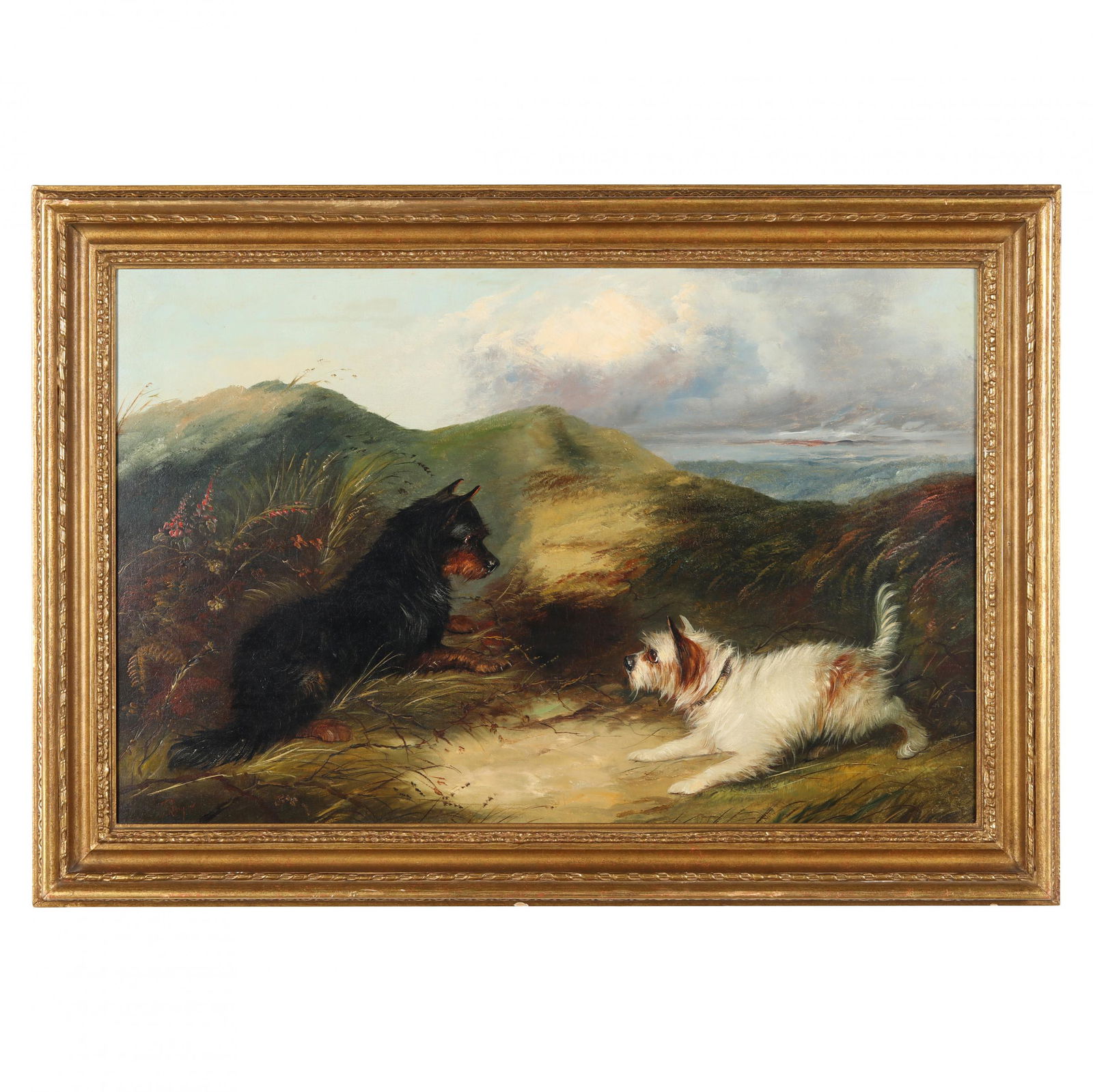 J. Langlois (British, 19th century), Two Terriers (1 of 4)
